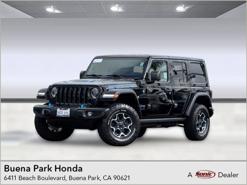 Used 2023 Jeep Wrangler Unlimited Rubicon 4xe w/ Safety Group image 1