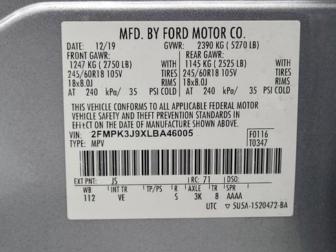 Used 2020 Ford Edge SEL FWD image 33