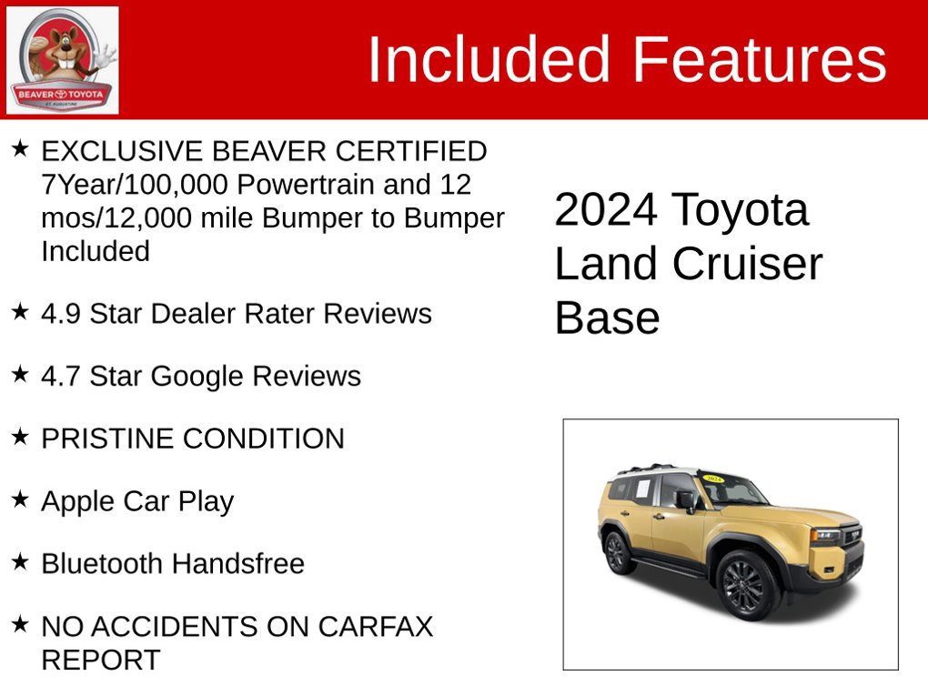 Used 2024 Toyota Land Cruiser AWD/4WD image 4