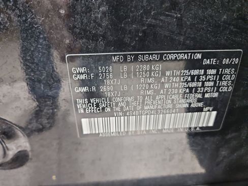 Used 2020 Subaru Outback Touring XT image 31