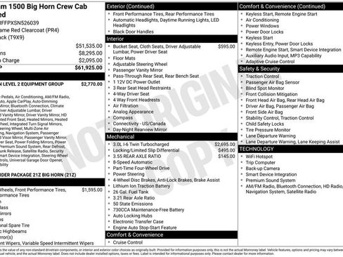 Used 2025 RAM 1500 Big Horn AWD/4WD image 7