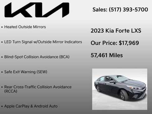 Used 2023 Kia Forte LXS w/ LXS Technology Package FWD image 12