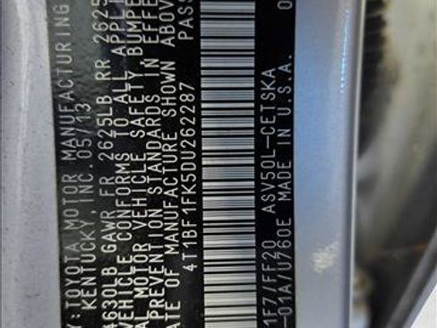 Used 2013 Toyota Camry SE FWD image 20
