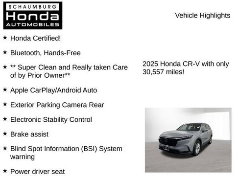 Certified 2025 Honda CR-V EX-L image 14