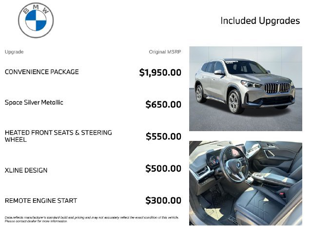Certified 2023 BMW X1 xDrive28i w/ Convenience Package AWD/4WD image 3
