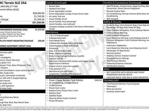 Used 2022 GMC Terrain SLE w/ Driver Convenience Package image 7