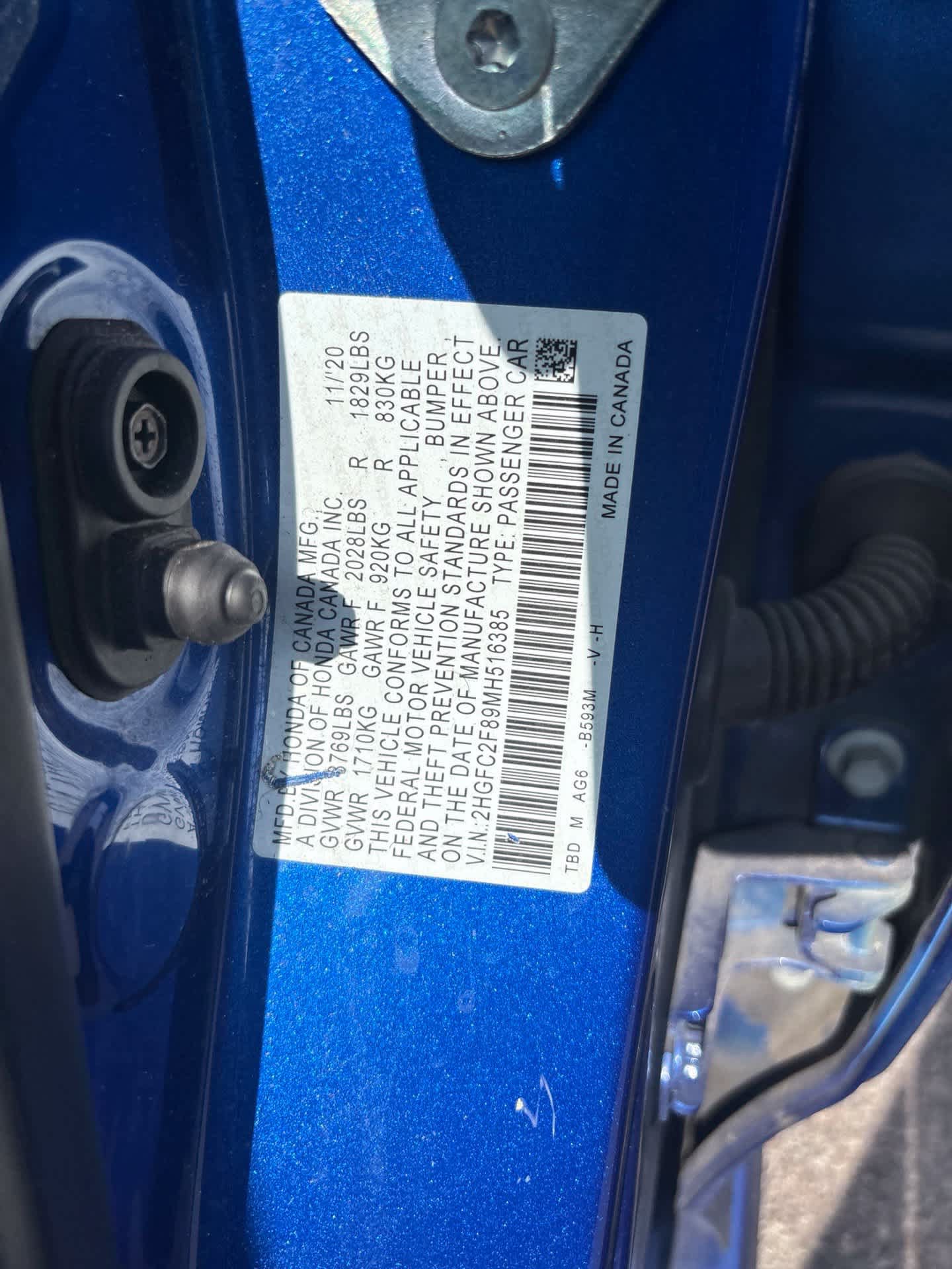 Used 2021 Honda Civic Sport image 13
