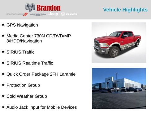 Used 2011 RAM 2500 Laramie w/ Cold Weather Group AWD/4WD image 2