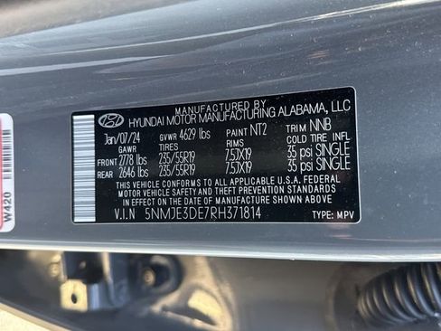 Certified 2024 Hyundai Tucson Limited FWD image 34
