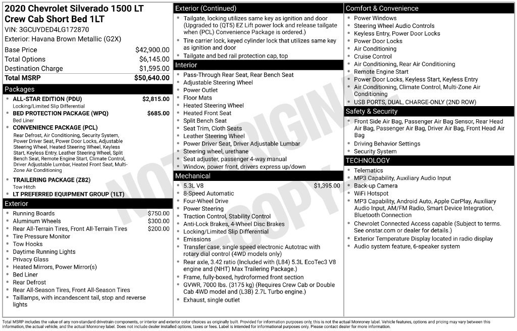 Used 2020 Chevrolet Silverado 1500 LT w/ All-Star Edition AWD/4WD image 6