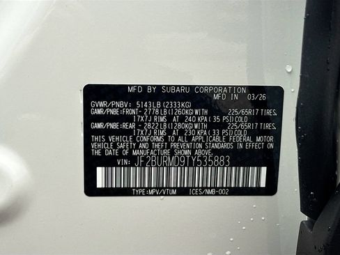 New 2026 Subaru Outback Wilderness AWD/4WD image 30