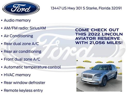 Used 2022 Lincoln Aviator Reserve image 25