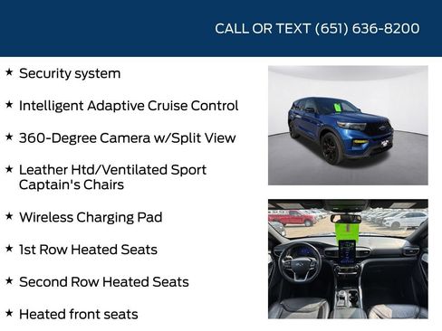 Used 2022 Ford Explorer ST w/ Equipment Group 401A AWD/4WD image 30