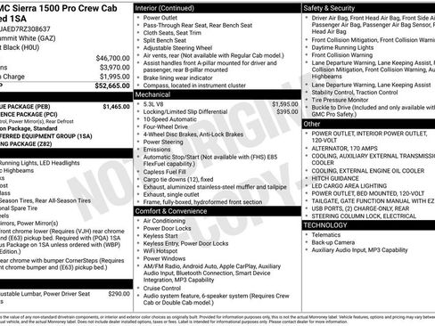 Used 2024 GMC Sierra 1500 Pro w/ Pro Value Package image 6