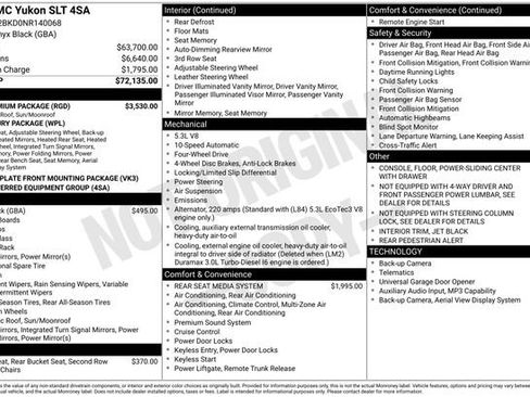 Used 2022 GMC Yukon SLT w/ SLT Premium Package AWD/4WD image 20