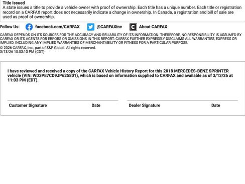 Used 2018 Mercedes-Benz Sprinter 2500 image 8