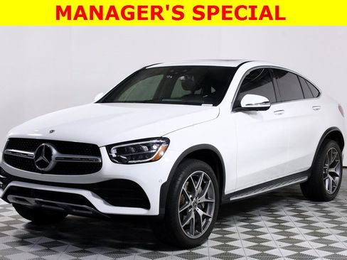 Certified 2022 Mercedes-Benz GLC 300 4MATIC Coupe w/ AMG Line image 3