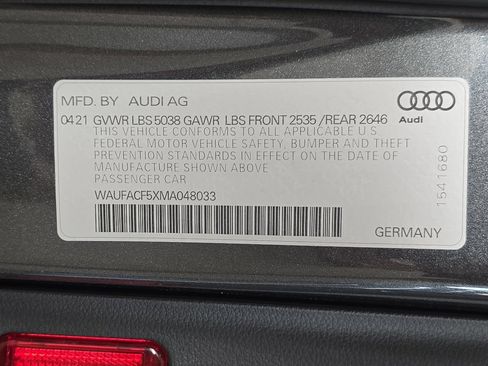 Used 2021 Audi A5 2.0T Premium Plus w/ Premium Plus AWD/4WD image 34