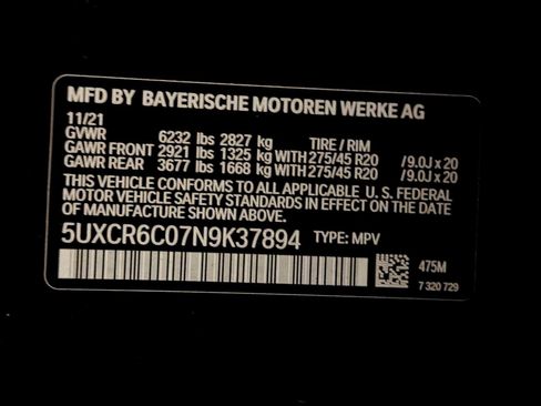 Used 2022 BMW X5 xDrive40i w/ M Sport Package image 32