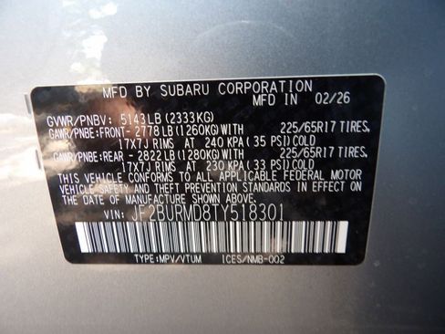 New 2026 Subaru Outback Wilderness AWD/4WD image 32
