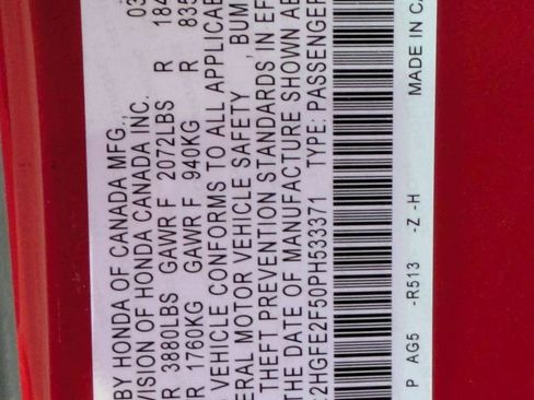 Certified 2023 Honda Civic Sport image 23