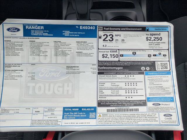 New 2026 Ford Ranger XL RWD image 17