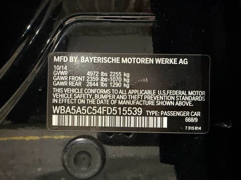 Used 2015 BMW 528i Sedan RWD image 19