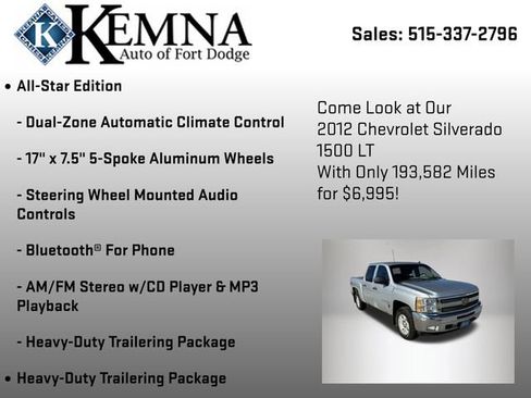 Used 2012 Chevrolet Silverado 1500 LT w/ All-Star Edition image 13