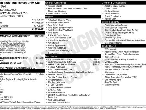New 2026 RAM 2500 Tradesman AWD/4WD image 33