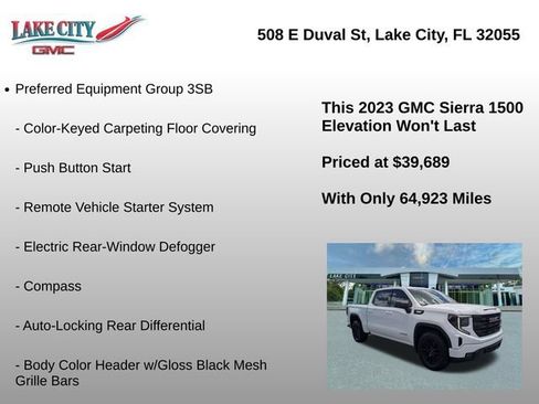 Used 2023 GMC Sierra 1500 Elevation w/ X31 Off-Road Package AWD/4WD image 15