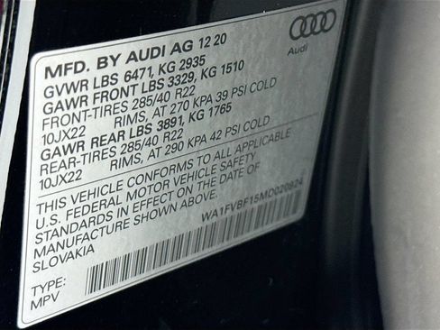 Used 2021 Audi Q8 Prestige w/ Prestige Package AWD/4WD image 35