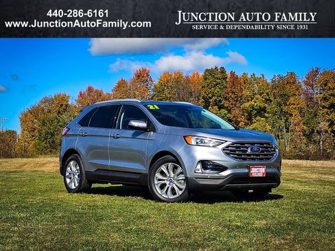Used 2021 Ford Edge Titanium w/ Class II Trailer Tow Package image 1