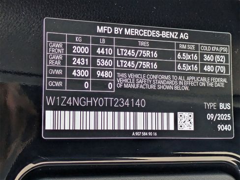 New 2026 Mercedes-Benz Sprinter 2500 image 15