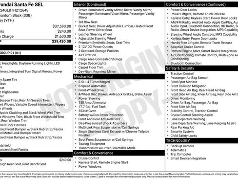 New 2026 Hyundai Santa Fe SEL FWD image 8