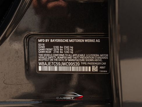 Used 2018 BMW 540i xDrive image 55