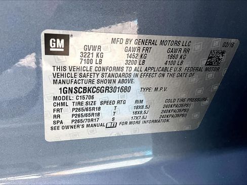 Used 2016 Chevrolet Tahoe LT RWD image 33