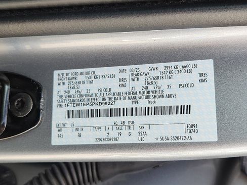 Certified 2023 Ford F150 XLT w/ Equipment Group 302A High image 28