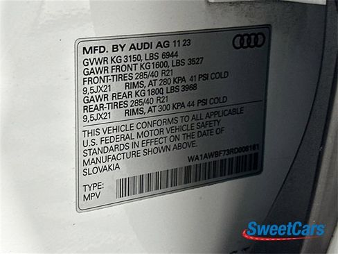 Used 2024 Audi SQ7 Premium Plus w/ Executive Package image 58