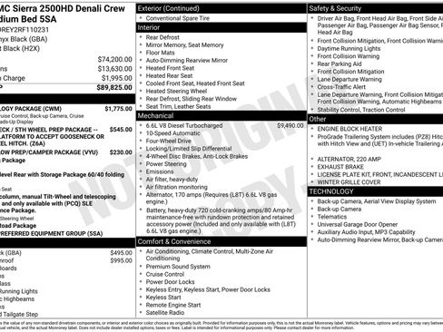 Used 2024 GMC Sierra 2500 Denali w/ Technology Package AWD/4WD image 3