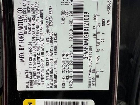 Used 2019 Ford Fusion SEL image 37