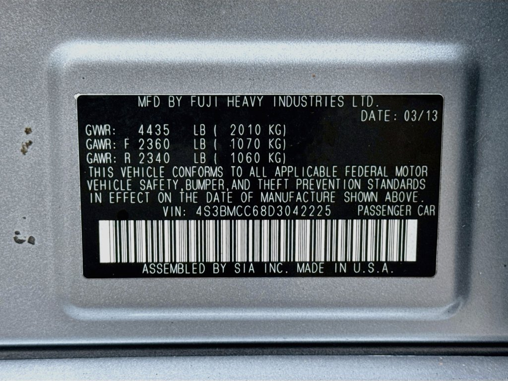Used 2013 Subaru Legacy 2.5i Premium w/ All-Weather Pkg AWD/4WD image 27