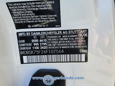 Used 2006 Mercedes-Benz SL 500 image 13