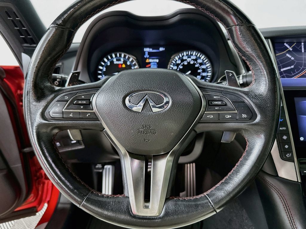 Used 2019 INFINITI Q50 Red Sport 400 w/ Carbon Fiber Package RWD image 18