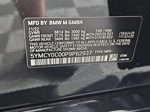 Used 2023 BMW X6 M w/ Competition Package image 19