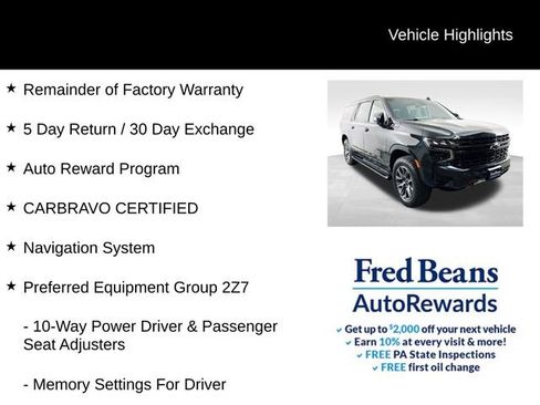 Certified 2023 Chevrolet Suburban Z71 w/ Luxury Package AWD/4WD image 4