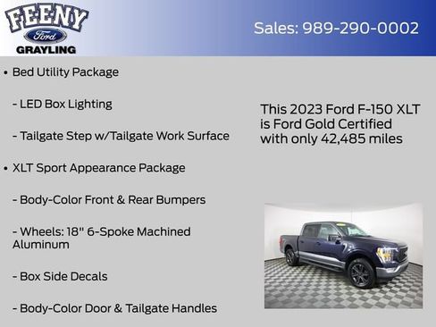 Certified 2023 Ford F150 XLT w/ Equipment Group 302A High AWD/4WD image 21