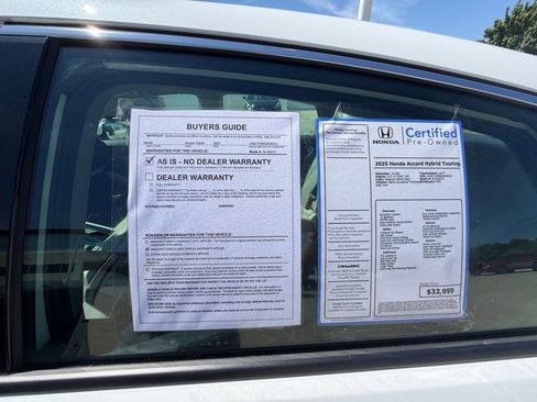 Certified 2025 Honda Accord Touring image 37