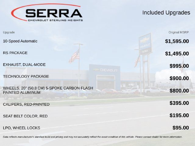 Used 2022 Chevrolet Camaro LT w/ RS Package RWD image 2