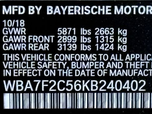 Used 2019 BMW 750i xDrive w/ Executive Package image 53