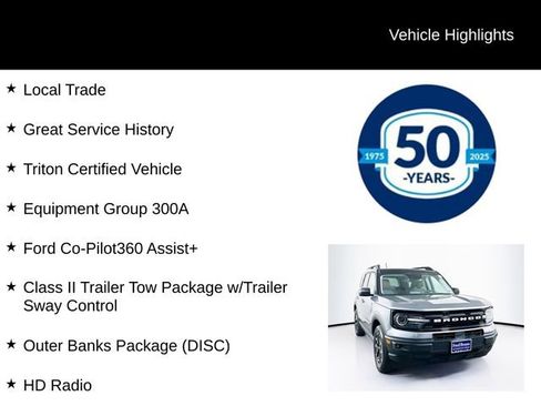 Used 2021 Ford Bronco Sport Outer Banks w/ Outer Banks Package AWD/4WD image 6